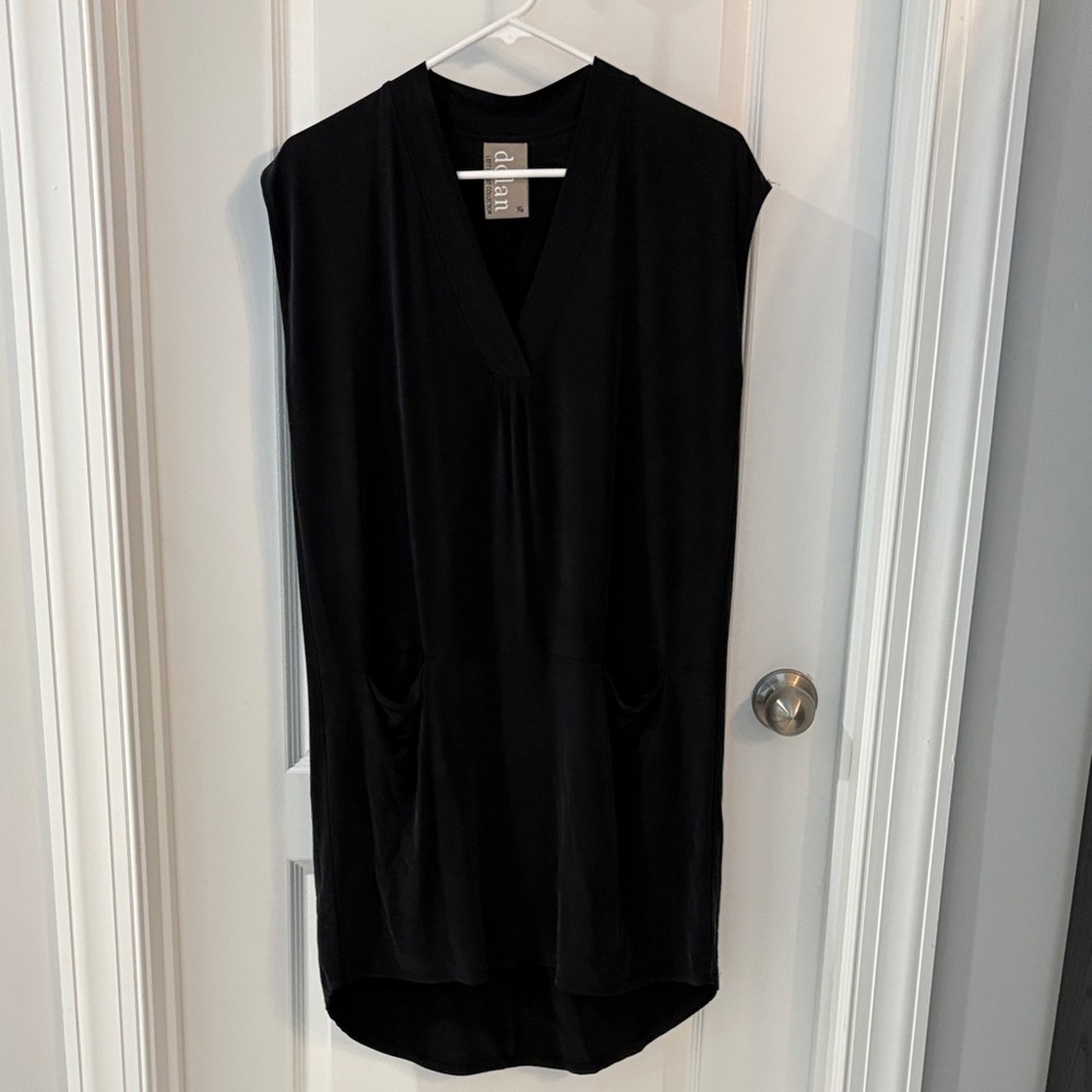 Dolan Black V-Neck Dress